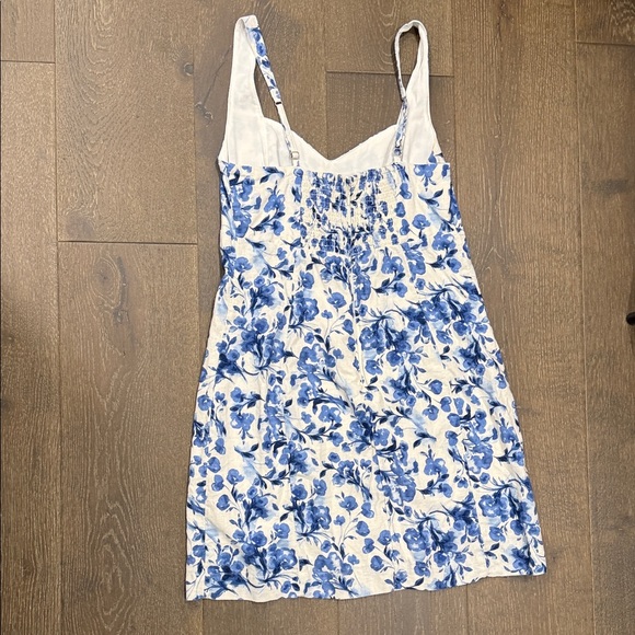 Abercrombie & Fitch Blue Floral Mini Dress - Picture 3 of 7
